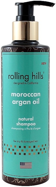 Shampoo mit Arganöl - Rolling Hills Moroccan Argan Oil Natural Shampoo — Bild N1