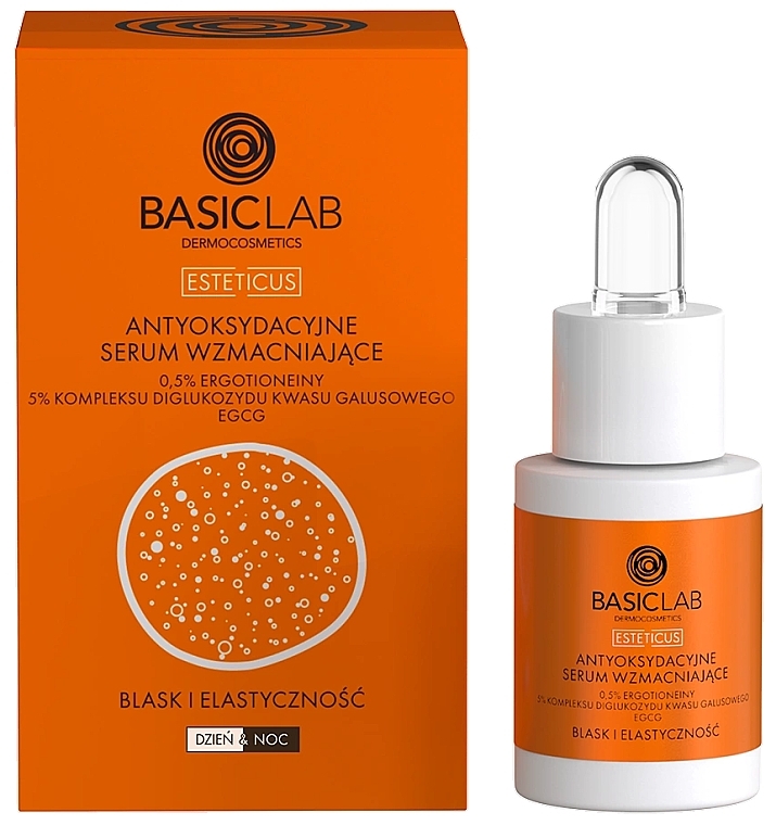 Straffendes Serum mit Antioxidantien Glanz und Elastizität - BasicLab Dermocosmetics Esteticus — Bild N1