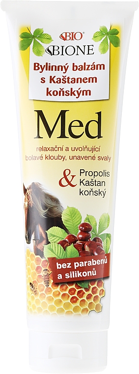 Körperbalsam - Bione Cosmetics Honey + Q10 With Horse Chestnut And Propolis Balm — Bild N1