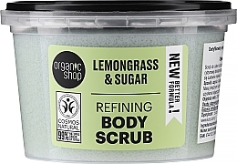 Düfte, Parfümerie und Kosmetik Klärendes Körperpeeling mit Bio Zitronengras und braunem Zucker - Organic Shop Body Scrub Lemongrass and Sugar