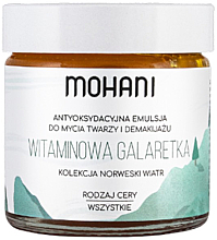 Antioxidative Reinigungsemulsion zum Abschminken mit Himbeersamen- und Brombeersamenöl - Mohani Vitamin Jelly — Bild N1
