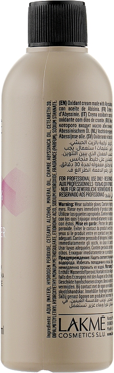 Creme-Oxidationsmittel - Lakme Color Developer 18V (5,4%) — Bild N2