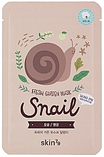Düfte, Parfümerie und Kosmetik Erfrischende Tuchmaske für das Gesicht mit Schneckenextrakt - Skin79 Fresh Garden Mask Snail