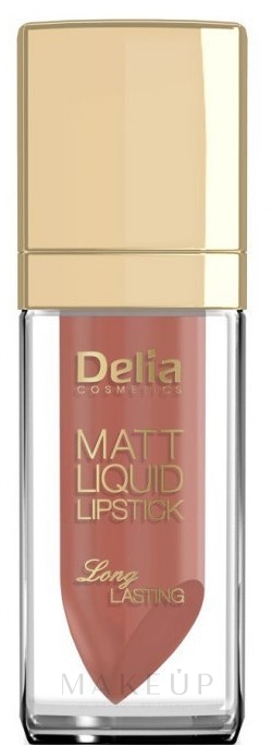 Flüssiger matter Lippenstift - Delia Cosmetics Matt Liquid Lipstick — Bild 301 - Sandstorm