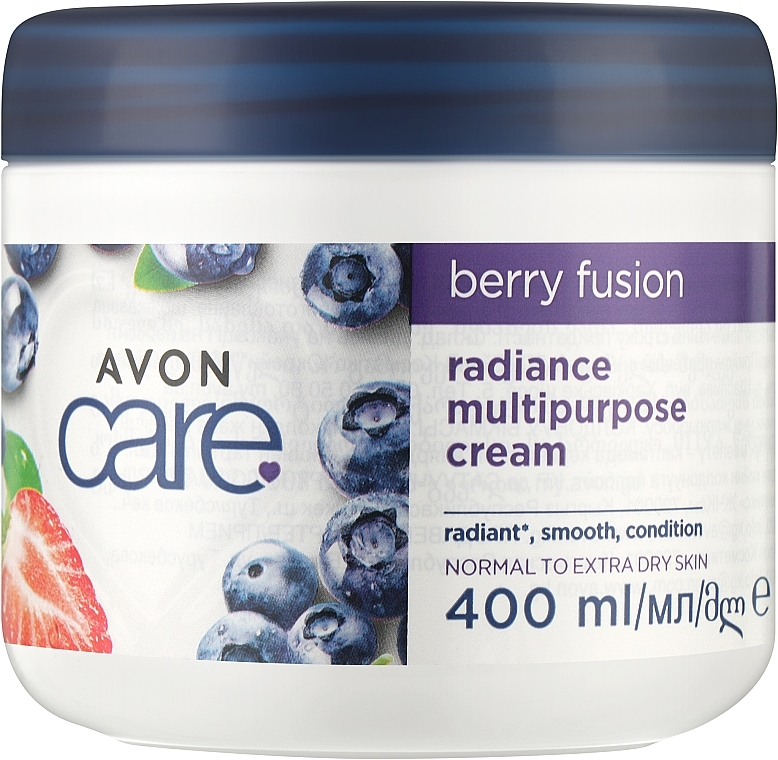 Multifunktionscreme für Gesicht, Hände und Körper Beerenmischung - Avon Care Berry Fusion — Bild N1