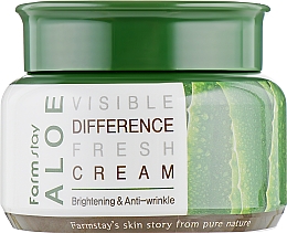 Erfrischende Creme mit Aloe-Extrakt - FarmStay Visible Difference Aloe Fresh Cream — Bild N1