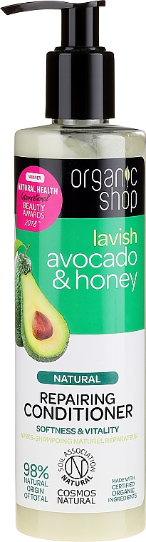Regenerierende Haarspülung - Organic Shop Avocado & Honey Repairing Conditioner