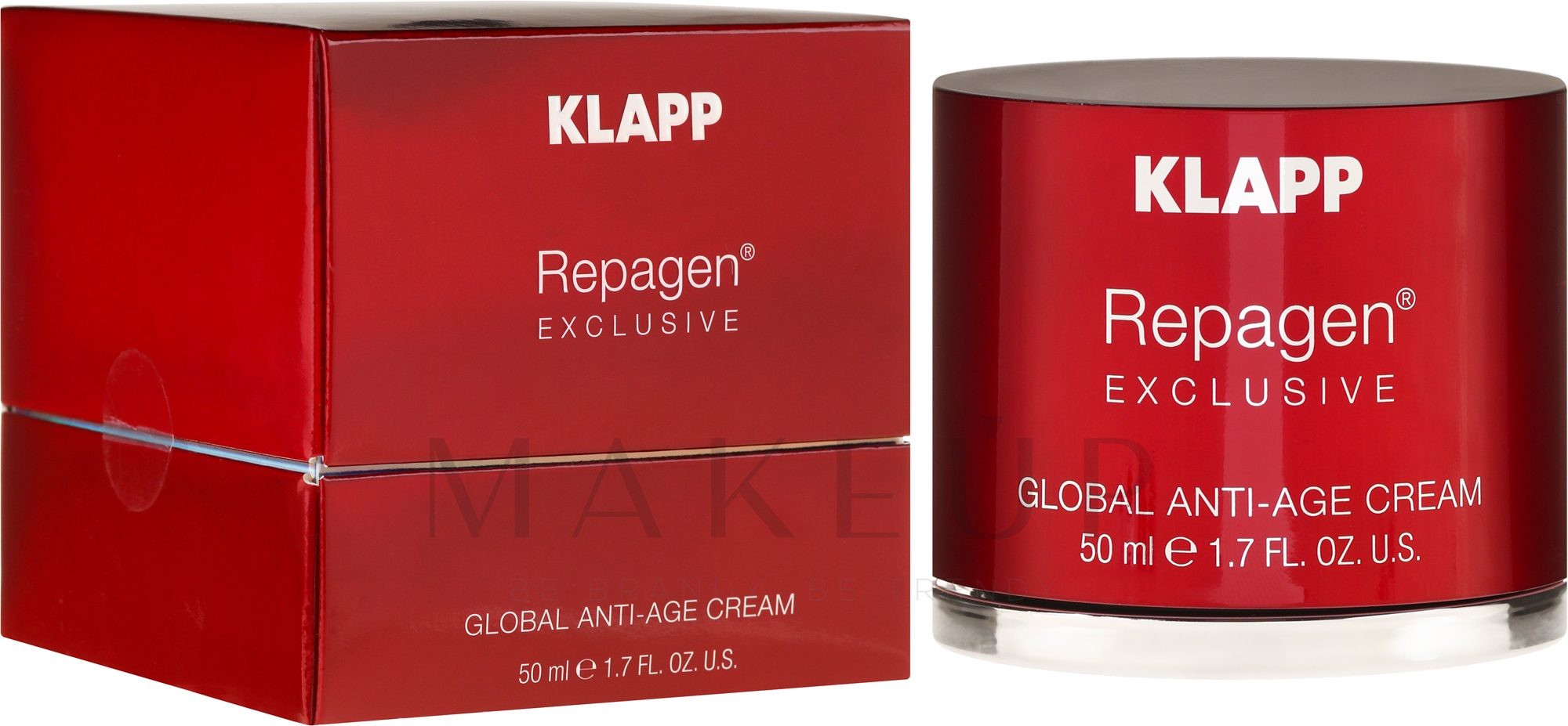 Anti-Aging Gesichtscreme - Klapp Repagen Exclusive Global Anti-Age Cream — Bild 50 ml