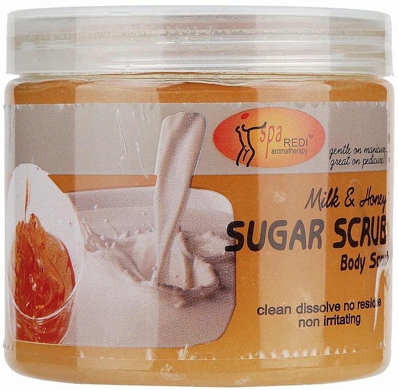 Zuckerpeeling für den Körper - SpaRedi Sugar Scrub Milk & Honey — Bild N1