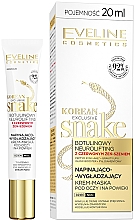 Düfte, Parfümerie und Kosmetik Creme-Maske für die Augenpartie - Eveline Cosmetics Korean Exclusive Snake Tightening and Smoothing Cream-Mask With Red Ginseng