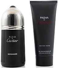 Düfte, Parfümerie und Kosmetik Cartier Pasha de Cartier Edition Noire - Duftset (Eau de Toilette/100ml + Duschgel/100ml)