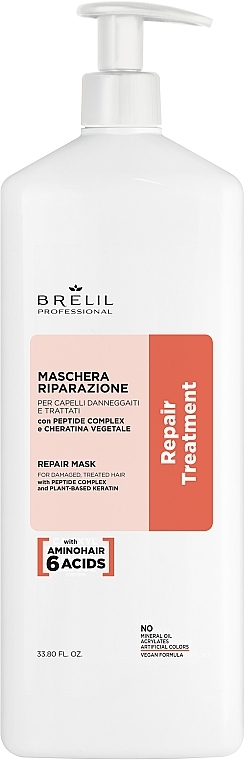 Regenerierende Haarmaske - Brelil Repair Treatment Repair Mask  — Bild N3