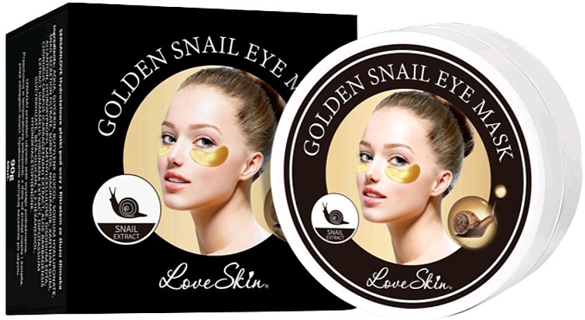 Hydrogel-Augenpatches mit Schneckenschleim - Love Skin Golden Snail — Bild N1