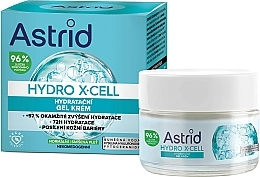 Feuchtigkeitsspendende Gel-Creme für normale bis gemischte Haut  - Astrid Hydro X-Cell Hydrating Gel Cream — Bild N2