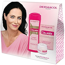Düfte, Parfümerie und Kosmetik Gesichts- und Körperpflegeset - Dermacol Collagen+ (Körpermilch 250ml + Gesichtscreme 50ml + Maske 2x7,5ml)