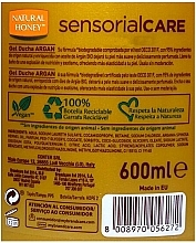 Duschgel - Natural Honey Sensorial Care Argan Shover Gel — Bild N2
