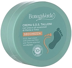 Fußcreme mit Urea und ätherischen Ölen aus Pfefferminze und Thymian - Bottega Verde SOS Heel Cream — Bild N1