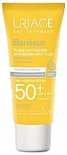 Düfte, Parfümerie und Kosmetik Sonnenschutzemulsion gegen Pigmentflecken SPF 50+ - Uriage Bariesun SPF50+ Anti-Brown Spot Fluid