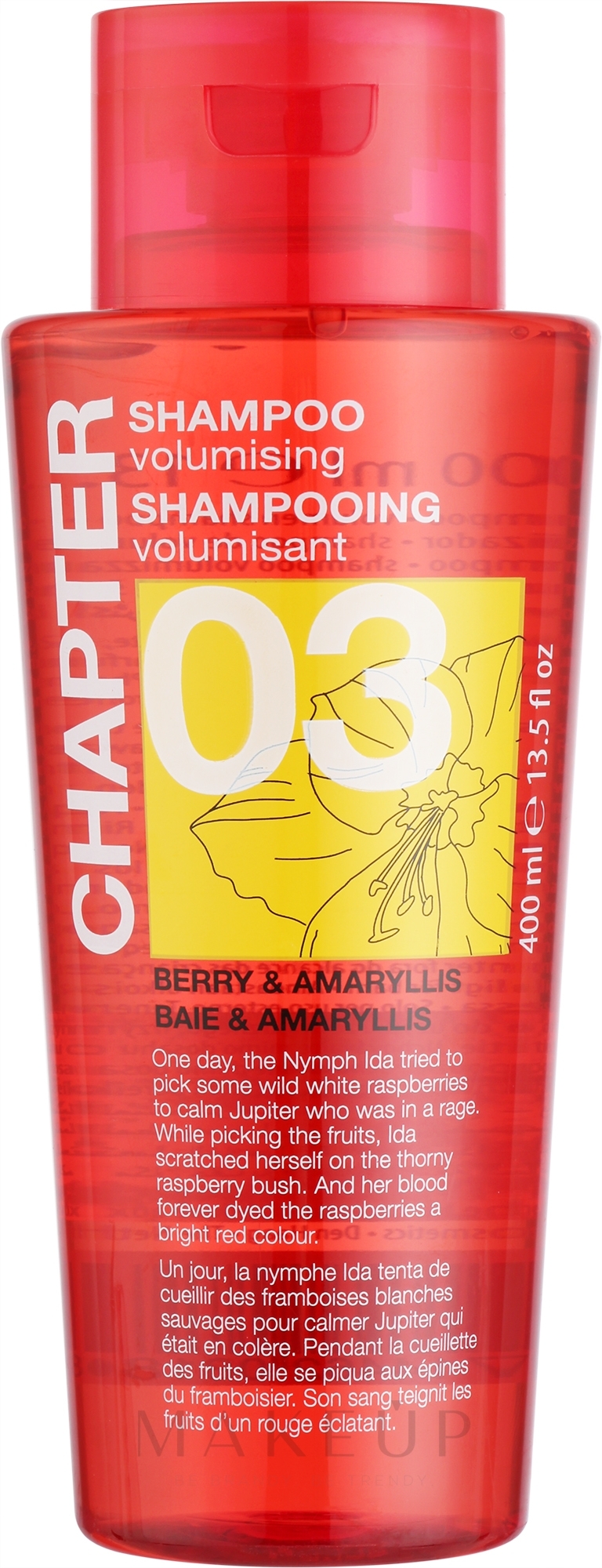 Haarshampoo Himbeere und Amaryllis - Mades Cosmetics Chapter 03 Berry & Amaryllis Shampoo — Bild 400 ml
