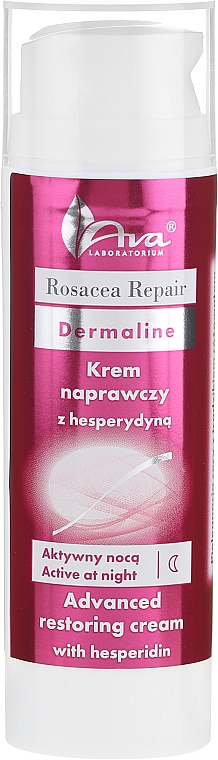 Reparierende Nachtcreme gegen Rosacea, Rötungen und Juckreiz mit Hesperidin - Ava Laboratorium Rosacea Repair Cream — Bild N2