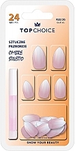 Düfte, Parfümerie und Kosmetik Künstliche Fingernägel inkl. Kleber Ombre Stiletto 78170 - Top Choice