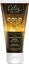 Luxuriöse Fußcreme mit 24K Gold und Manuka-Honig - Celia De Luxe Gold 24K Luxurious Foot Cream — Bild N1