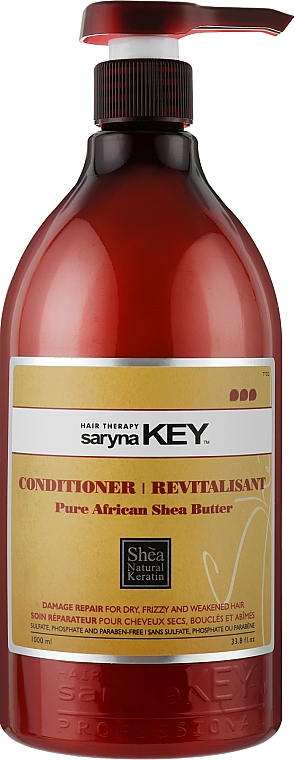 Erneuernde Intensivpflege für stark geschädigtes Haar - Saryna Key Pure African Shea Damage Repair Conditioner — Bild N4