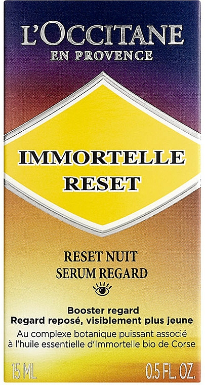 Nachtserum für die Augenpartie mit Bio-Immortelleöl und pflanzlichem Komplex - L'Occitane Immortelle Reset Nuit Serum Regard — Bild N3