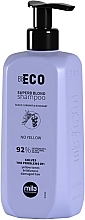 Shampoo gegen Gelbstich - Mila Professional Be Eco Superb Blonde Shampoo  — Bild N1