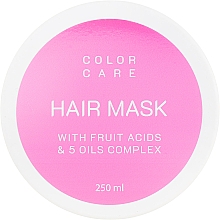 Maske für gefärbtes Haar - Looky Look Color Care Hair Mask With Fruit Acids & 5 Oils Complex — Bild N1