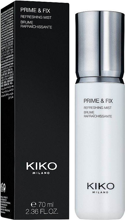 2in1 Erfrischender Primer und Make-up Fixierspray - Kiko Milano Prime & Fix Refreshing Mist — Bild N2