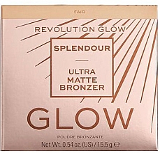 Düfte, Parfümerie und Kosmetik Gesichtsbronzer - Makeup Revolution Glow Splendour Ulta Matte Bronzer
