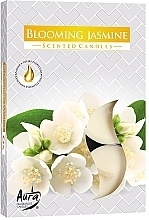Düfte, Parfümerie und Kosmetik Teekerzen-Set Blühender Jasmin - Bispol Blooming Jasmine Scented Candles 