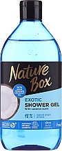 Düfte, Parfümerie und Kosmetik Feuchtigkeitsspendendes und erfrischendes Duschgel mit kaltgepresstem Kokosöl - Nature Box Coconut Shower Gel