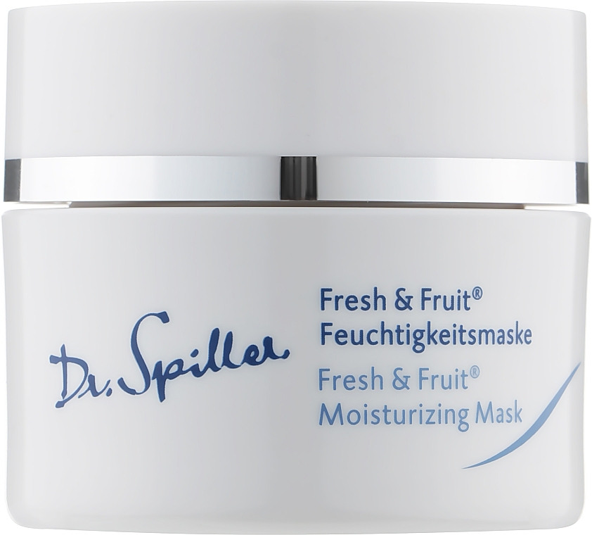 Feuchtigkeitsspendende, erfrischende, kühlende und belebende Gesichtsgel-Maske mit exotisch-fruchtigen Wirkstoffe - Dr. Spiller Fresh & Fruit Moisturizing Mask — Bild N1