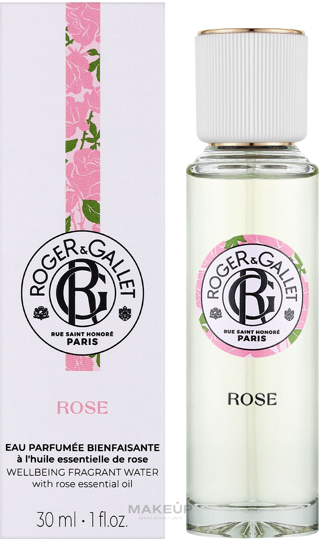 Roger&Gallet Rose Wellbeing Fragrant Water - Aromatisches Wasser — Bild 30 ml