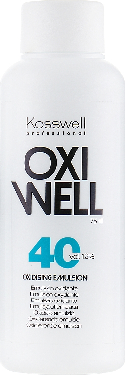 Entwicklerlotion 12% - Kosswell Professional Oxidizing Emulsion Oxiwell 12% 40 vol — Bild N2