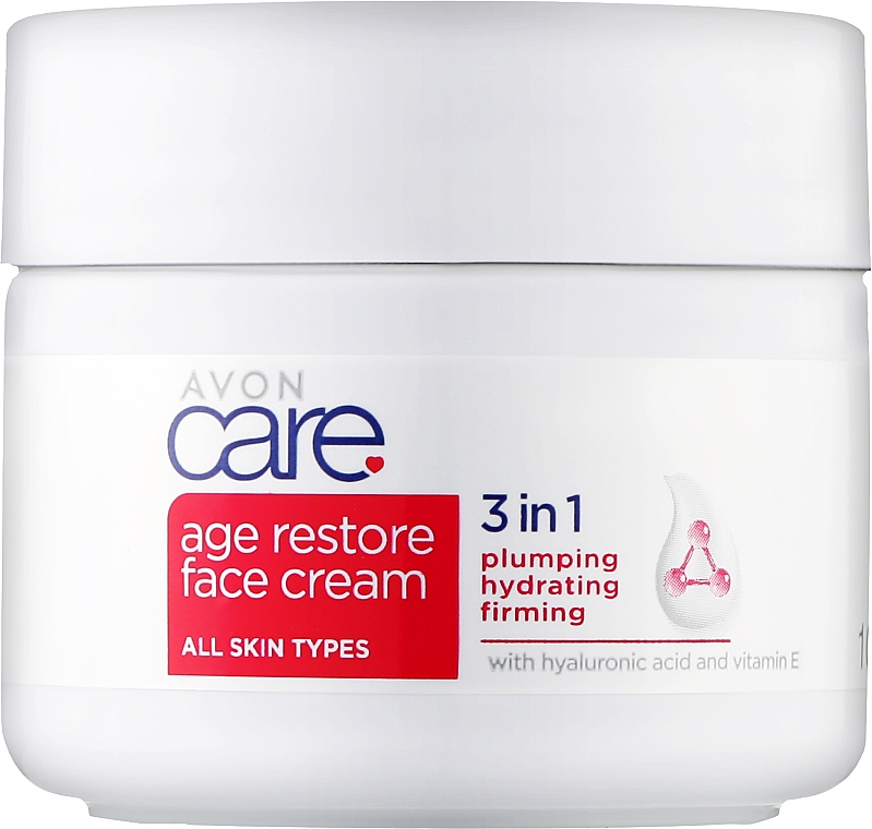 3in1 Anti-Falten Gesichtscreme - Avon Care Age Restore Face Cream 3 in 1 — Bild N1