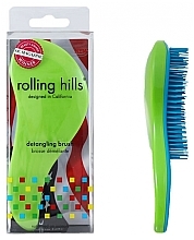 Düfte, Parfümerie und Kosmetik Entwirrbürste grün-blau - Rolling Hills Detangling Brush Travel Size Shine Green