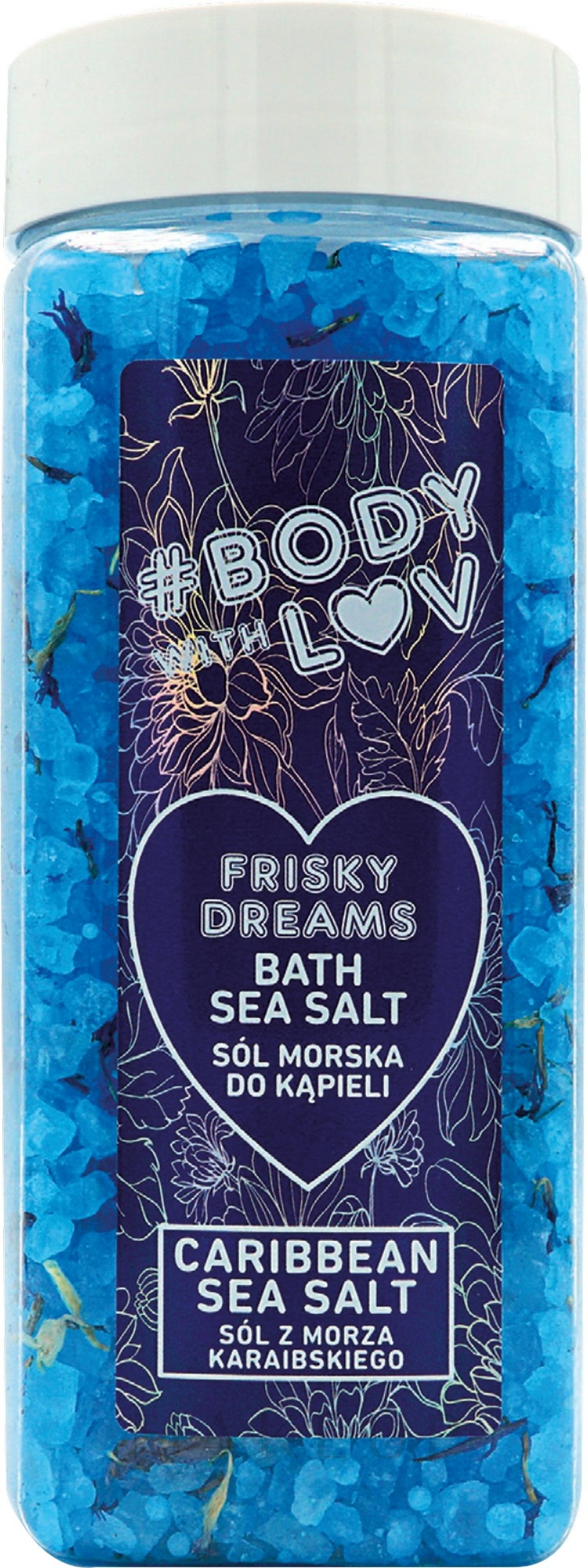 Badesalz Frisky Dreams - New Anna Cosmetics Body With Luv Sea Salt For Bath Frisky Dreams — Bild 500 g