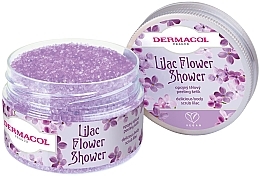 Düfte, Parfümerie und Kosmetik Körperpeeling Lila Blume - Dermacol Lilac Flower Shower Delicious Body Scrub