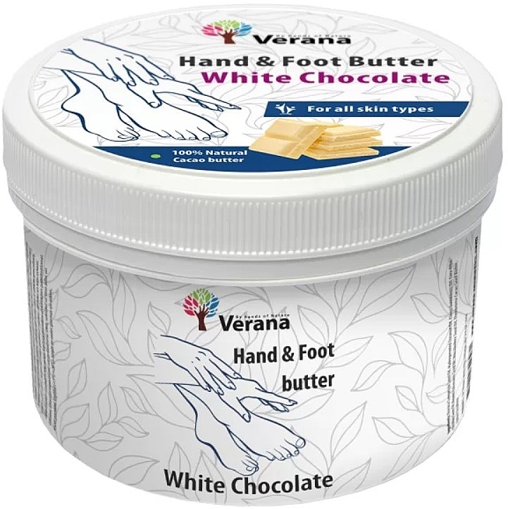Hand- und Fußöl weiße Schokolade - Verana Hand & Foot Butter White Chocolate — Bild N1