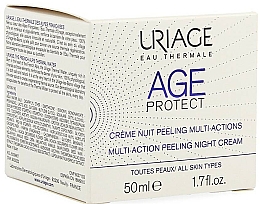 Anti-Aging Nachtcreme mit Peeling-Effekt - Uriage Age Protect Multi-Action Peeling Night Cream — Bild N2