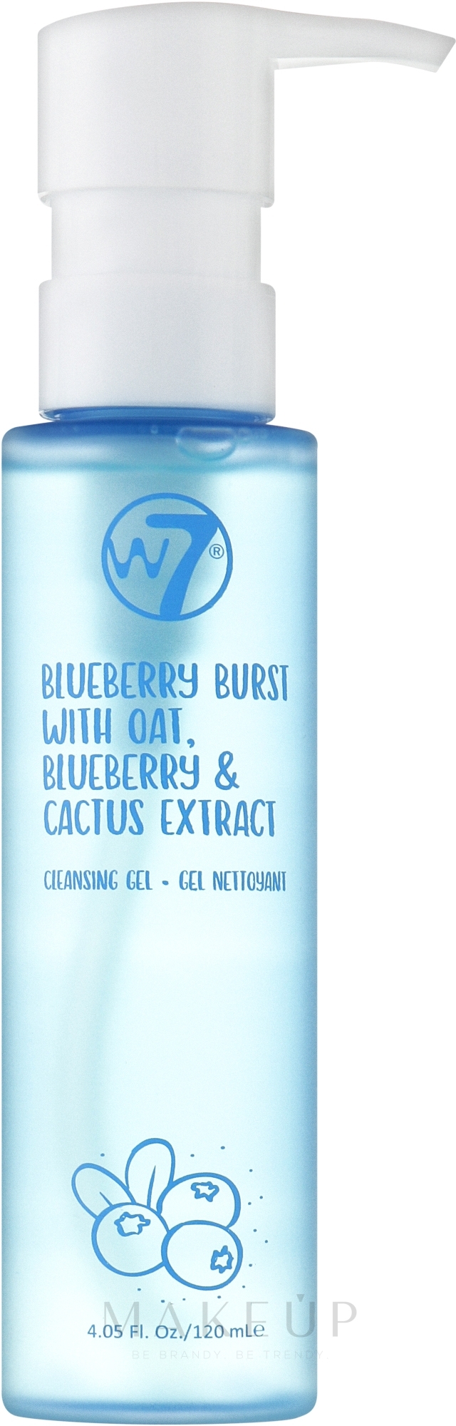 Waschgel - W7 Blueberry Burst Cleansing Gel — Bild 120 ml