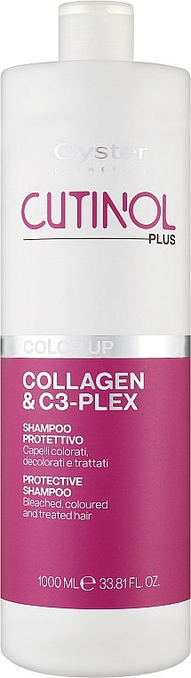 Shampoo für coloriertes Haar - Oyster Cutinol Plus Collagen & C3-Plex Color Up Protective Shampoo — Bild N1