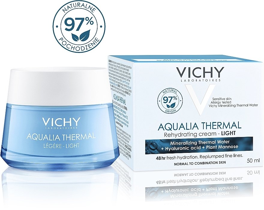 Leichte feuchtigkeitsspendende Tagescreme - Vichy Aqualia Thermal Light Cream — Bild N10