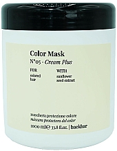 Leichte Schutzmaske für coloriertes Haar - Farmavita Back Bar No5 Color Mask Cream Plus — Bild N2