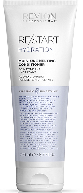 Glättender Conditioner mit Pro Vitamin B5 - Revlon Professional Restart Hydration Moisture Melting Conditioner — Bild N1