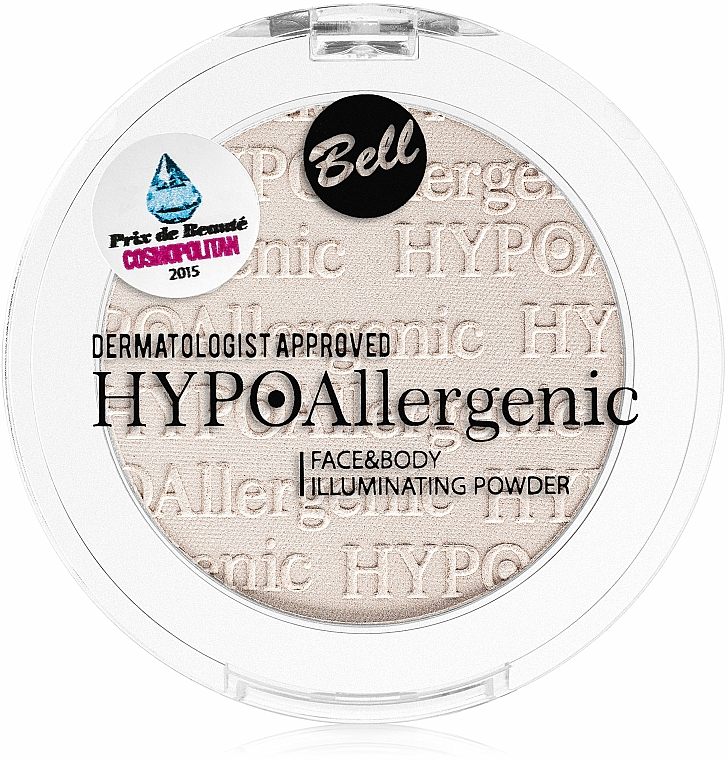 Hypoallergener Highlighter für Gesicht und Körper - Bell HypoAllergenic Face&Body Illuminating Powder — Foto N2