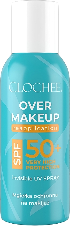 Schützender Make-up-Sprühnebel - Clochee Over Makeup Invisible UV Spray SPF50+  — Bild N1